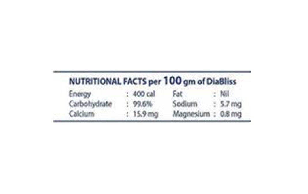 Diabliss Diabetic Friendly Sugar    Pack  10 kilogram